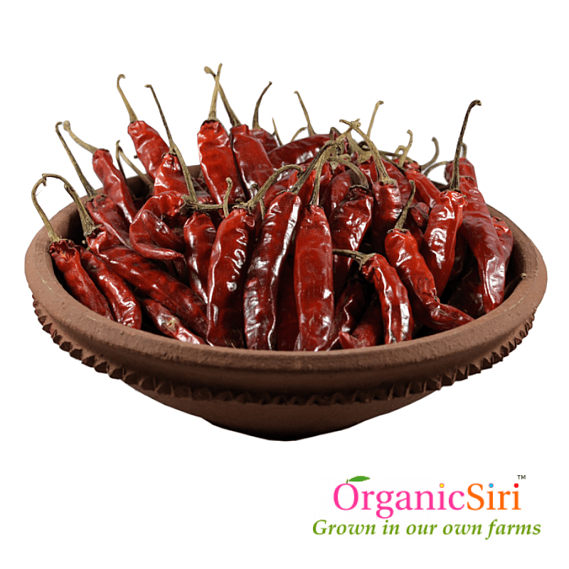 Mirchi Red Dry 100g 1 Organic Red Chilli Dry